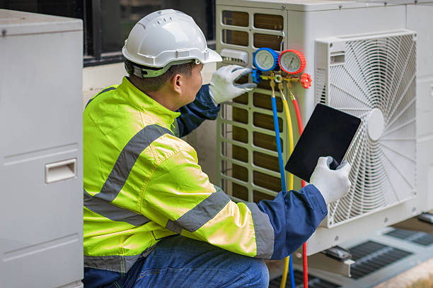 Professional Hvac technician working in Shelby, MI